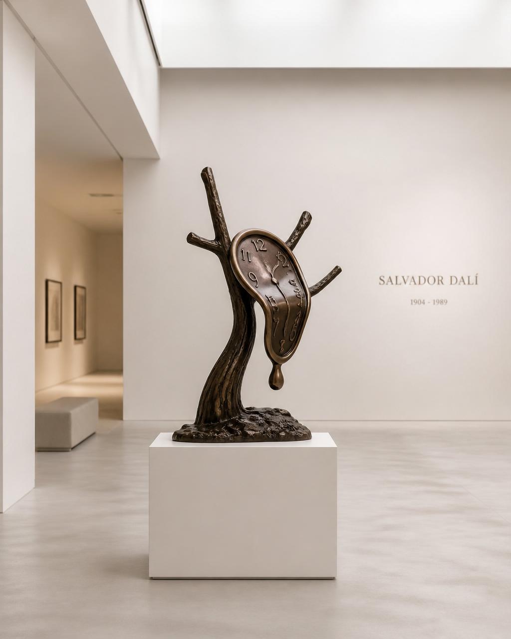 Salvador Dalí sculpture in a private gallery